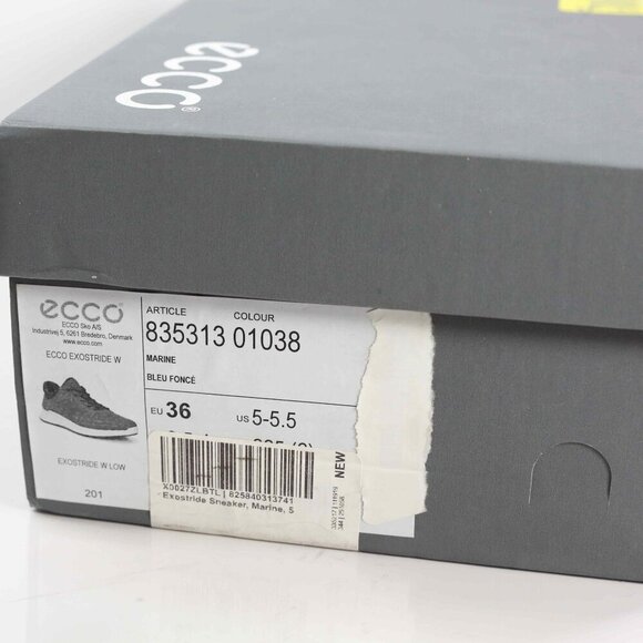 NEW!  ECCO Exostride Low Sneakers in Marine Blue, Size EU36, US 5-5.5 - Picture 8 of 8